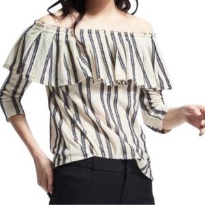 Banana Republic 3/4 sleeve striped blouse  | Size XS